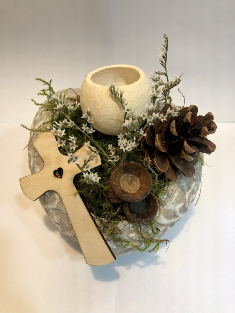 Srdce-dekorace na hrob